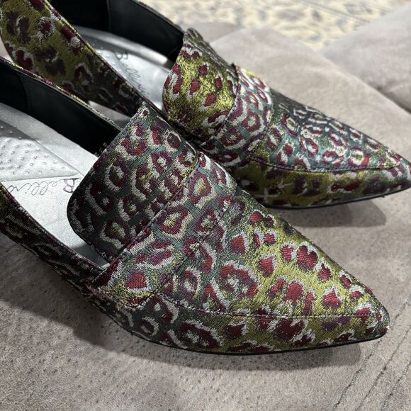 Bellini Brim Women's Pump Size 7.5W Heel Textile Upper PU Lining Unique Print - Picture 4 of 13